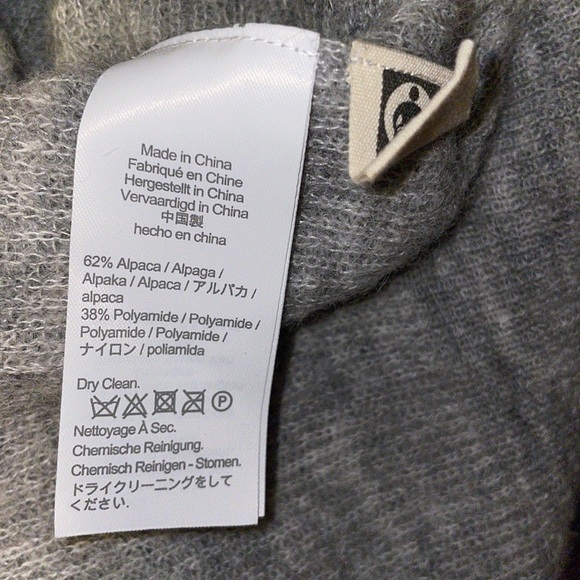 Madewell gray alpaca blend sweater XL - Picture 4 of 4